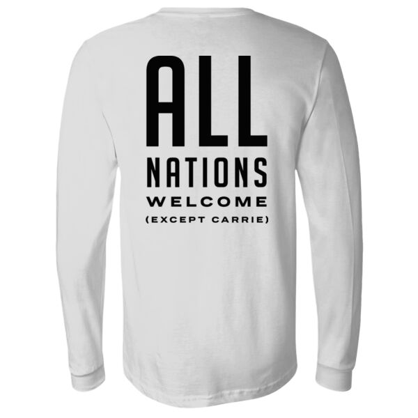 Printed Nation Kitchen and Bar Westwood - Unisex Jersey Long Sleeve Tee Thumbnail