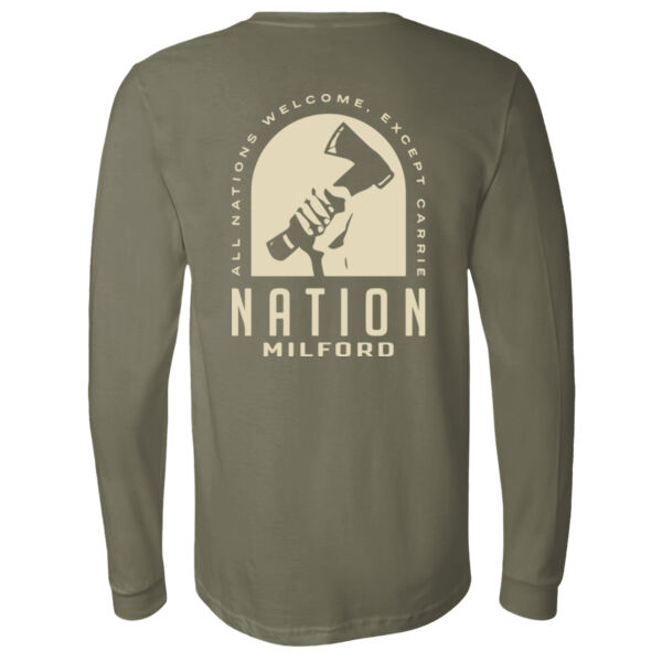 Printed Nation Kitchen and Bar Milford - Unisex Jersey Long Sleeve Tee Thumbnail