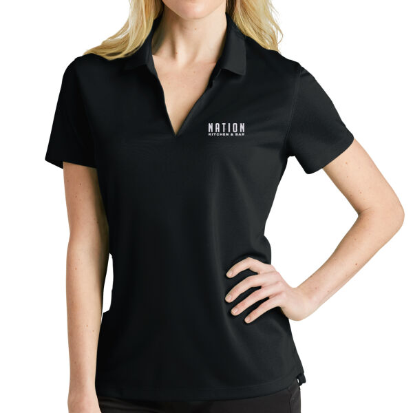 Embroidered Nation Kitchen and Bar - Ladies Dri FIT Micro Pique 2.0 Polo Thumbnail