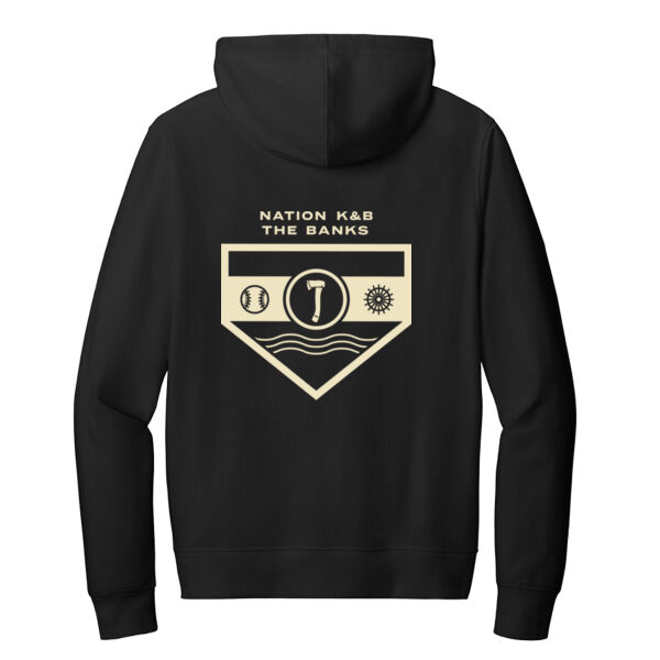 The Banks Baseball Printed - Recycled Fleece Full Zip Hoodie Thumbnail