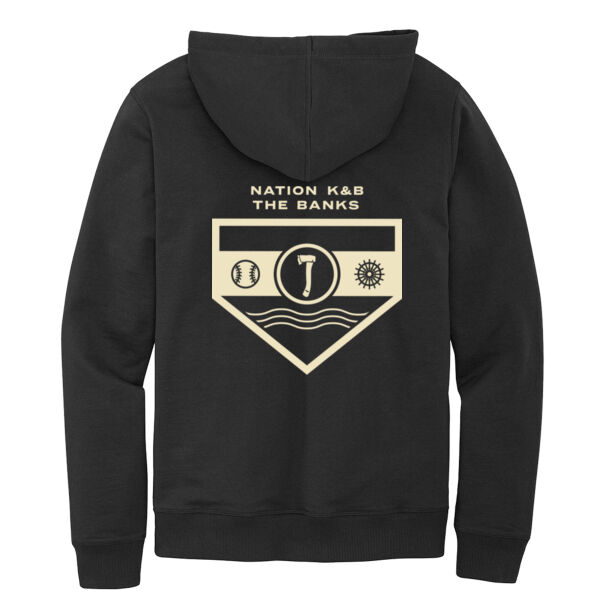 The Banks Baseball Printed - Recycled Fleece Hoodie Thumbnail