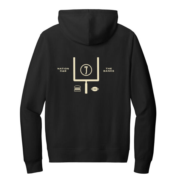 The Banks Football Printed - Recycled Fleece Full Zip Hoodie Thumbnail