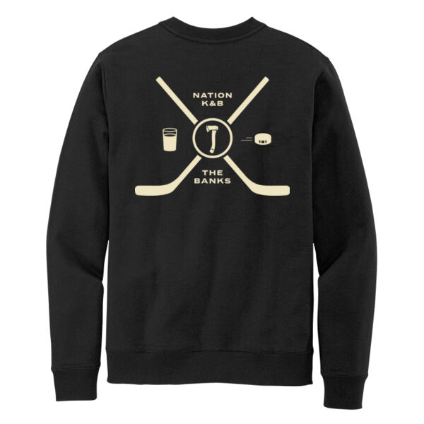 The Banks Hockey Printed - Recycled Fleece Crew Thumbnail