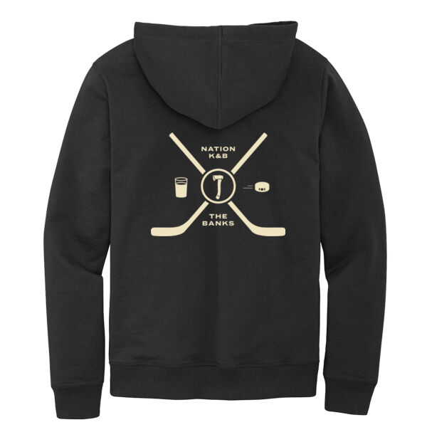 The Banks Hockey Printed - Recycled Fleece Hoodie Thumbnail